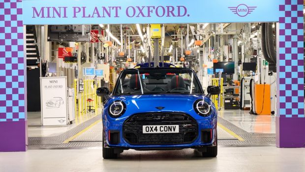 First MINI Cooper Convertible rolls off the MINI Plant Oxford production line